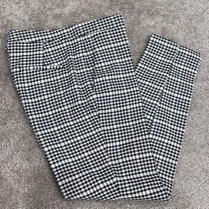 Zara Monochrome Checkered Women's Pants